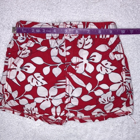 5/$20 Tommy Hilfiger 4t skort red white Hawaiian tropical print - Picture 5 of 6